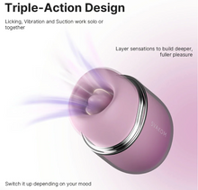 Load image into Gallery viewer, SVAKOM : KLITTY Triple-Action Tongue Licking & Suction Vibrator