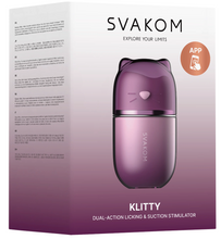 Load image into Gallery viewer, SVAKOM : KLITTY Triple-Action Tongue Licking & Suction Vibrator