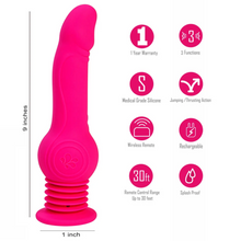 Load image into Gallery viewer, MAIA : Tegan Remote Control 3+3 Function Jumping Vibrating Dong