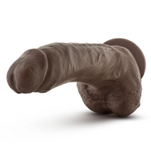 Load image into Gallery viewer, Dr. Skin Mr. Mayor Dildo with Balls and Suction Cup 9in - Chocolate