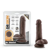 Load image into Gallery viewer, Blush - Dr. Skin Silicone - Dr. Daniel - 6.5 Inch Dildo with Suction Cup - AVAILABLE IN VANILLA OR CHOCOLATE
