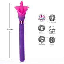 Load image into Gallery viewer, Maia : VALA - Dual Jaguar Motor 10-Function Silicone Flower Vibrator
