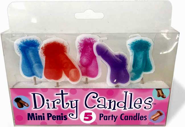 Dirty Candles Mini Penis [5] Party Candles
