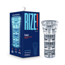 Load image into Gallery viewer, Rize - Luz - Glow in the Dark Self-Lubricating Stroker - Clear
