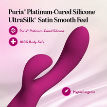 Load image into Gallery viewer, Blush: Quinn - Rabbit Vibrator - Burgundy