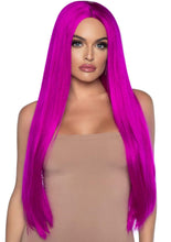 Load image into Gallery viewer, 33" Long Straight Wig - Neon Purple