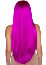 Load image into Gallery viewer, 33" Long Straight Wig - Neon Purple
