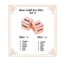 Load image into Gallery viewer, PINK ELEPHANT : Rose Gold Sex Dice