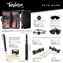 Load image into Gallery viewer, Temptasia - Safe Word - Bondage Kit with Suitcase - Black
