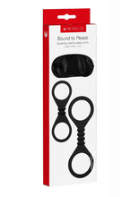 Load image into Gallery viewer, ME YOU US Bound to Please Blindfold, Silicone Wrist and Ankle Cuffs