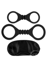 Load image into Gallery viewer, ME YOU US Bound to Please Blindfold, Silicone Wrist and Ankle Cuffs