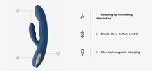 Load image into Gallery viewer, Svakom AYLIN: Powerful Pulsating Dual Head Vibrator