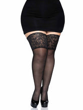 Load image into Gallery viewer, LEG AVENUE: 9750Q - Clara Plus Thigh High Stockings [Q/S][Various Colours]
