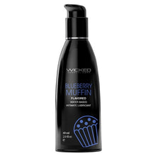 Load image into Gallery viewer, WICKED - BLUEBERRY MUFFIN Flavored Water Based Intimate Lubricant