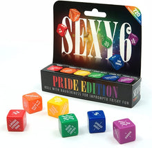 Load image into Gallery viewer, Sexy 6 Pride Edition Couples Dice Game