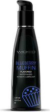 Load image into Gallery viewer, WICKED - BLUEBERRY MUFFIN Flavored Water Based Intimate Lubricant