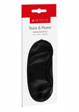Load image into Gallery viewer, ME YOU US Tease & Please Padded Blindfold - Black