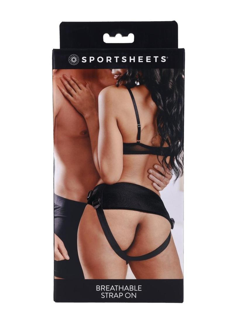 Sportsheets Breathable Strap On - Black