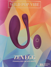 Load image into Gallery viewer, Wild Pop Vibe: Zen Egg - Powerful Egg Vibrator with Remote[2 available colours]
