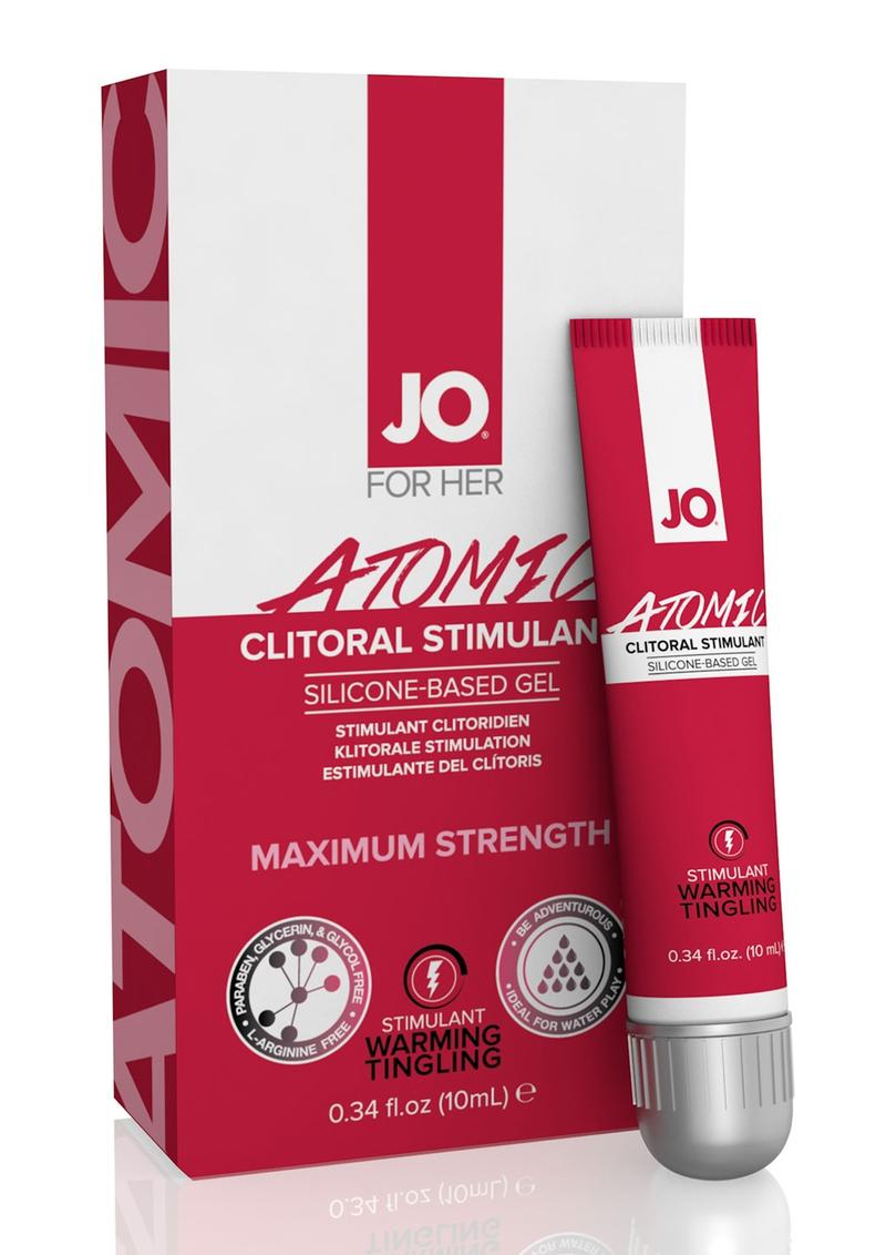 JO Atomic Silicone Clitoral Stimulant Gel - 0.34oz