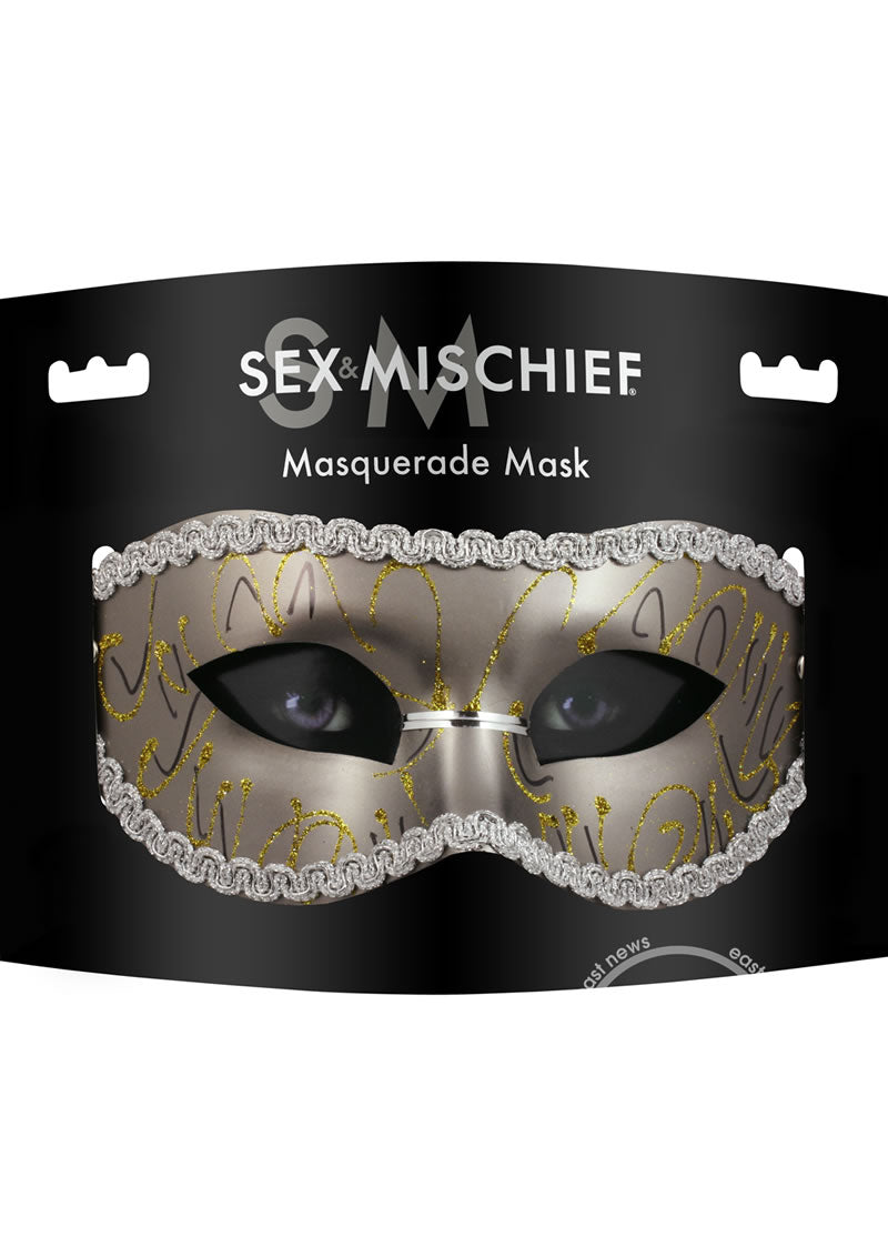 Sex & Mischief Masquerade Mask - Gray