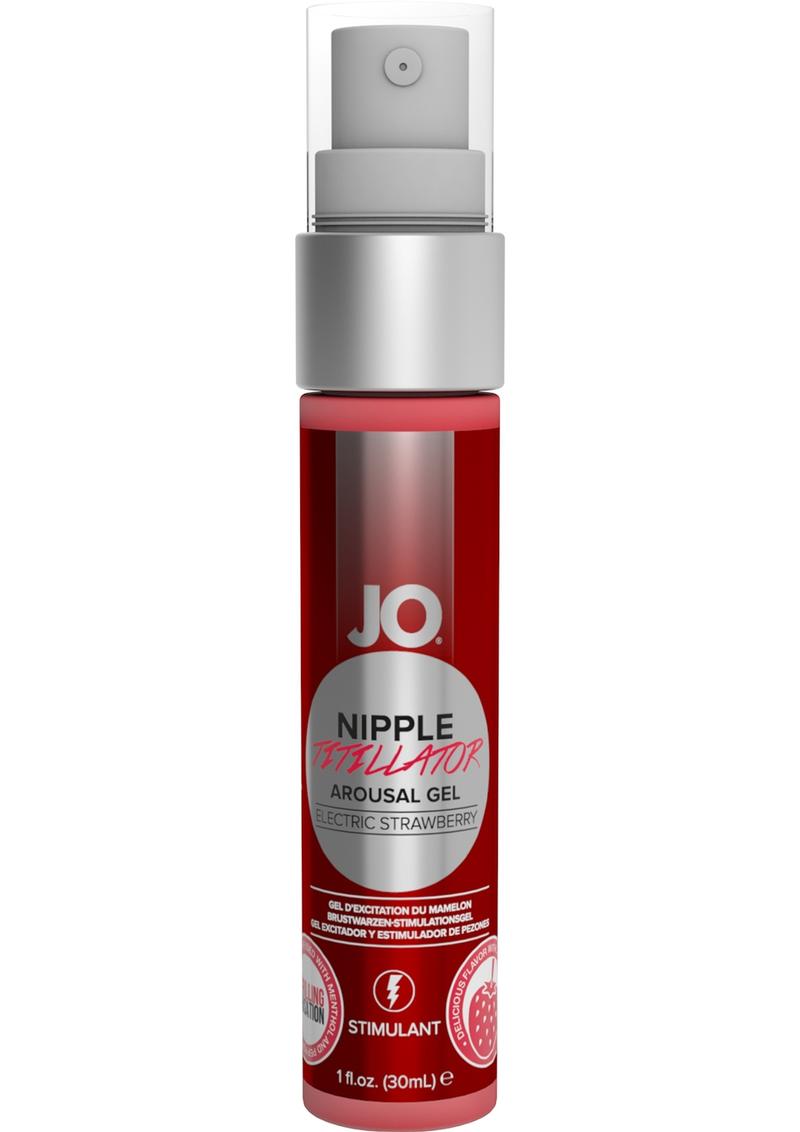 JO Nipple Tittilator Arousal Gel: Strawberry - 1oz