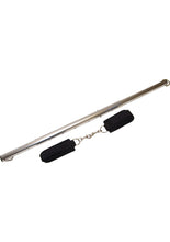 Load image into Gallery viewer, Sportsheets: Expandable Spreader Bar and Cuffs Set - Silver/Black
