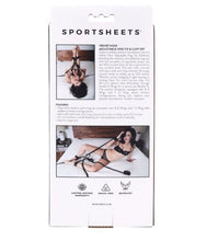Load image into Gallery viewer, SPORTSHEETS: Velvet Noir Adjustable Hog Tie &amp; Cuff Set
