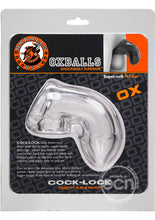 Load image into Gallery viewer, Oxballs Atomic Jock Cock-Lock Chastity Cage - Clear

