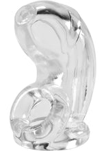 Load image into Gallery viewer, Oxballs Atomic Jock Cock-Lock Chastity Cage - Clear
