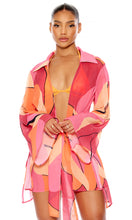 Load image into Gallery viewer, Forplay: Nayarit Chiffon Tie Front Pool Tunic [3 colour options]
