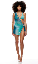 Load image into Gallery viewer, FORPLAY: Naples Pool Mini Dress - Ombre Cool
