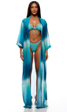 Load image into Gallery viewer, FORPLAY: Termoli Mesh Pool Kimono - Ombre Cool
