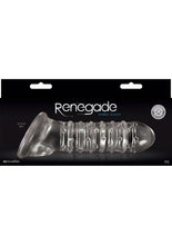 Load image into Gallery viewer, Renegade Ribbed Sleeve Penis Extender - Clear
