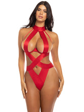 Load image into Gallery viewer, OH LA LA CHERI: Lydie Strappy Cut Out Teddy
