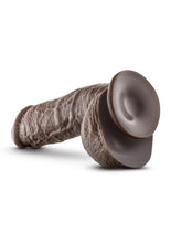 Load image into Gallery viewer, Dr. Skin Mr. D Dildo with Balls and Suction Cup 8.5in - Chocolate
