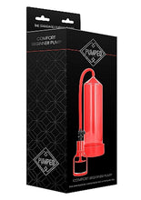 Load image into Gallery viewer, Pumped Comfort Beginner Penis Pump -Red
