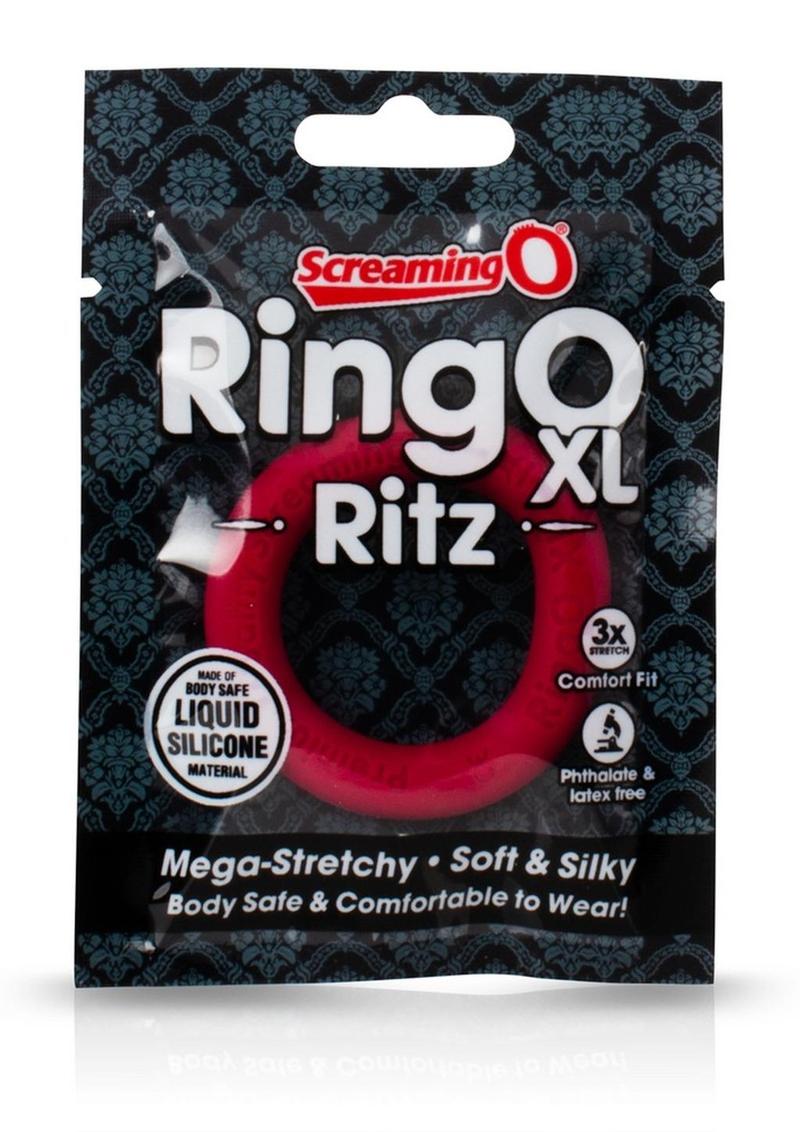 RingO Ritz XL Individual Ring Silicone - Red