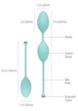 Load image into Gallery viewer, Pillow Talk Luxurious Pleasure Balls Silicone Kegel Balls
