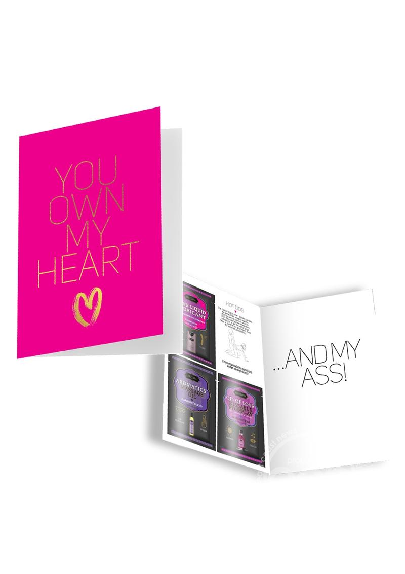 Kama Sutra Naughty Notes Greeting Card - You Own My