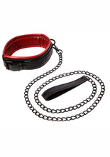 Load image into Gallery viewer, SPORTSHEETS Saffron Collar and Leash - Black/Red

