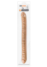 Load image into Gallery viewer, Blush Dr. Skin Silver Collection Double Dildo 18in - Caramel
