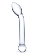 Load image into Gallery viewer, Glas Slimline G-Spot Glass Dildo 8in - Clear
