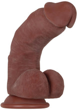 Load image into Gallery viewer, Evolved :  Real Supple Girthy Poseable Dildo with Balls 8.5in
