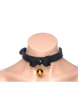 Load image into Gallery viewer, Master Series Golden Kitty Cat Bell Collar - Black/Gold
