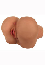 Load image into Gallery viewer, Mistress Tia Vibrating BioSkin Doggie Style Stroker - Pussy and Ass - Caramel
