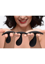 Load image into Gallery viewer, Master Series Dark Droplets Curved Anal Trainer Set (3 piece)
