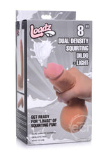 Load image into Gallery viewer, Loadz Dual Density Squirting Dildo 8in - Vanilla
