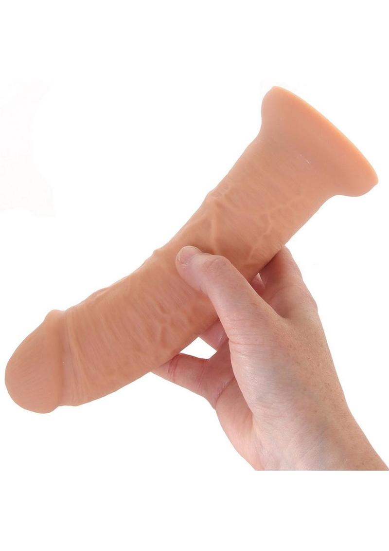 Ns Novelties Colours Pleasures Girth Silicone Dildo 7in (available in 2 colours)