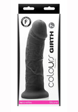 Load image into Gallery viewer, Ns Novelties Colours Pleasures Girth Silicone Dildo 7in (available in 2 colours)
